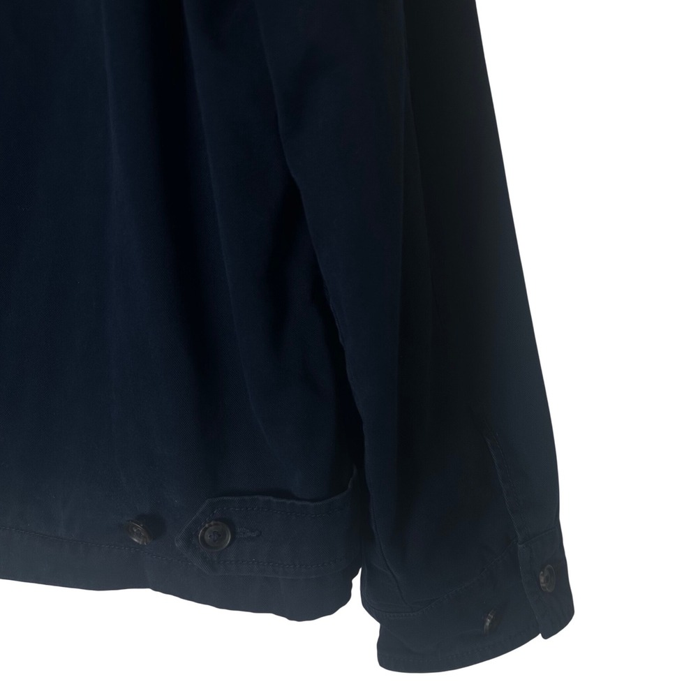 Polo Ralph Lauren Mens XL Navy Blue Harrington Jacket Plaid Lining Cotton Twill - Picture 3 of 9